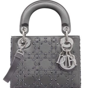 Christian Dior Mini Lady Dior Bag Gray