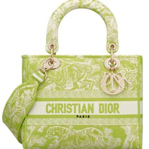 Christian Dior Medium Lady D-Lite Bag Green