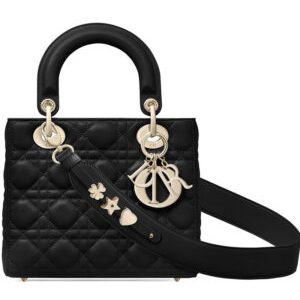 Christian Dior My ABCDior Lambskin Bag Black
