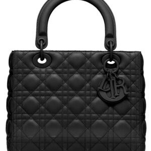 Christian Dior Lady Dior Ultra-Matte Bag Black