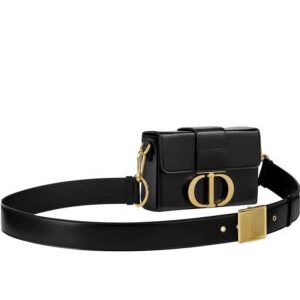 Christian Dior 30 Montaigne Box Bag Black