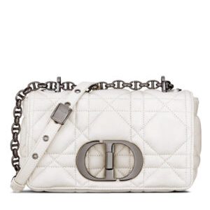 Christian Dior Small Dior Caro Bag Cream