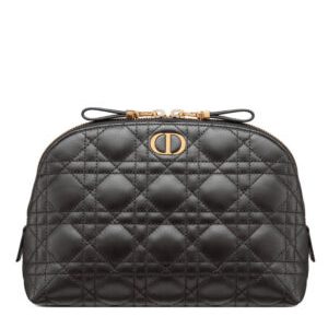 Christian Dior Caro Cosmetic Bag Black