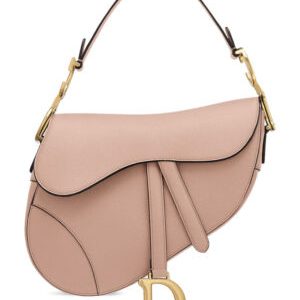 Christian Dior Saddle calfskin bag Light Pink
