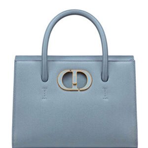 Christian Dior Medium St Honore Tote Light Blue