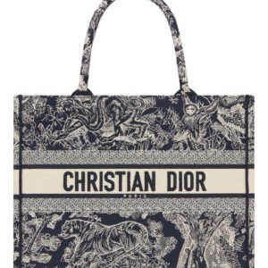Christian Dior Medium Dior Book Tote Dark Blue