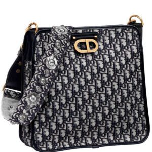 Christian Dior Oblique Canvas Dark Blue