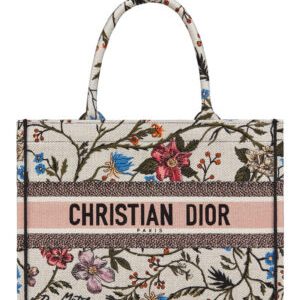 Christian Dior Small Dior Book Tote White