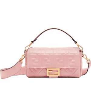 Fendi Baguette Leather Bag 8BR600 Pink