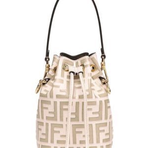 Fendi Mon Tresor Leather Mini-bag 8BS010 Cream