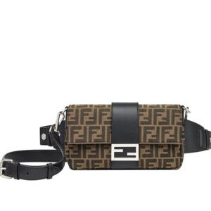 Fendi Baguette Fabric Bag 7VA472 Black