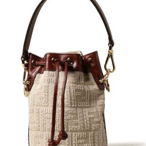 Fendi Mon Tresor Canvas Mini Bag 8BS010 Mauve