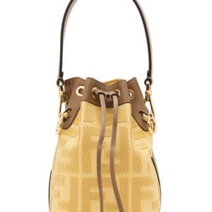 Fendi Mon Tresor Canvas Mini Bag 8BS010 Apricot
