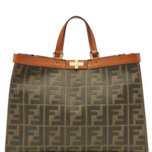 Fendi Peekaboo X-Tote Coffee