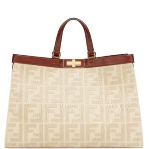 Fendi Peekaboo X-Tote Cream