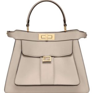 Fendi Peekaboo ISeeU Medium Tote 8BN321 Gray