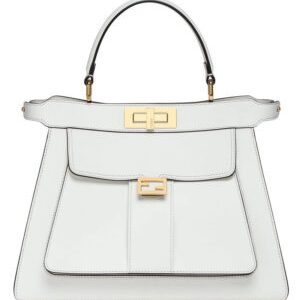 Fendi Peekaboo ISeeU Medium Tote 8BN321 White