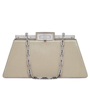 Fendi Peekaboo Cut Medium 8BN340 Gray