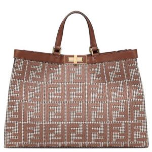 Fendi X-Tote 8BH374 Coffee