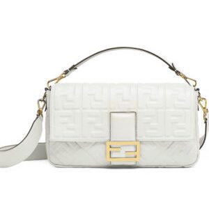 Fendi Baguette Large 8BR771 White