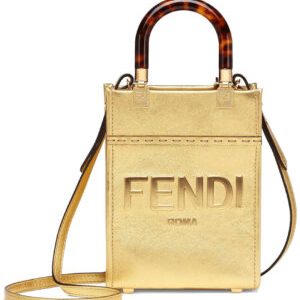 Fendi Mini Sunshine Shopper Golden
