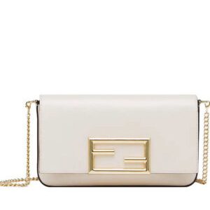 Fendi Wallet On Chain With Pouches Cream