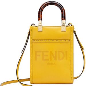 Fendi Mini Sunshine Shopper 8BS051 Yellow
