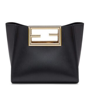 Fendi Way Small Leather Bag 8BS054 Black