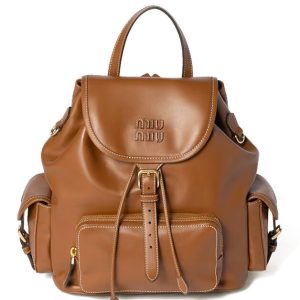 Miumiu Leather Backpack Bags 5BZ042