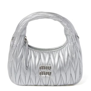 Miumiu Wander Matelasse Nappa Leather Hobo Bag