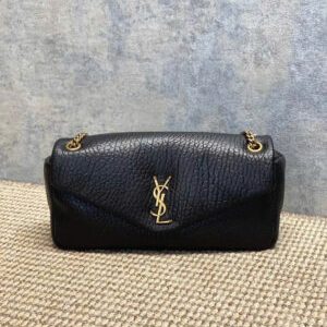 Saint Laurent Calypso Bag in Grained Lambskin