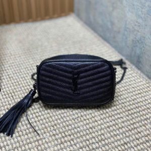 Saint Laurent Matelassé Monogram Loulou Camera Bag