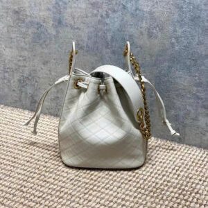 Saint Laurent Pre-Loved Cassandre Small Bucket Bag
