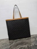 Celine Flat Shopper Bag in Triomphe Canvas