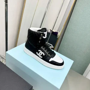 Chanel Coco Hight Top Sneaker Shoes