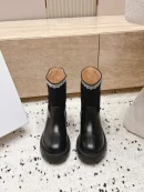Dior Leather And Chunky Ankle Boot
