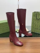 Gucci Horsebit Signora Leather Long Boot 6.5cm