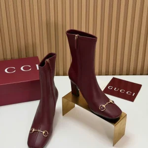 Gucci Horsebit Signora Mid Boot 8.5cm
