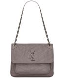 Saint Laurent Medium Niki Chain Bag 498894 Gray