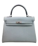 Hermes Kelly Bag 25 Togo Leather Light Blue