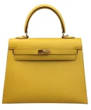 Hermes Kelly Bag 28 Epsom Leather Yellow