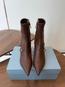 Prada Stretch Nappa Leather Mid Boots