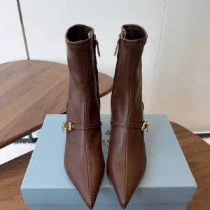 Prada Stretch Nappa Leather Mid Boots